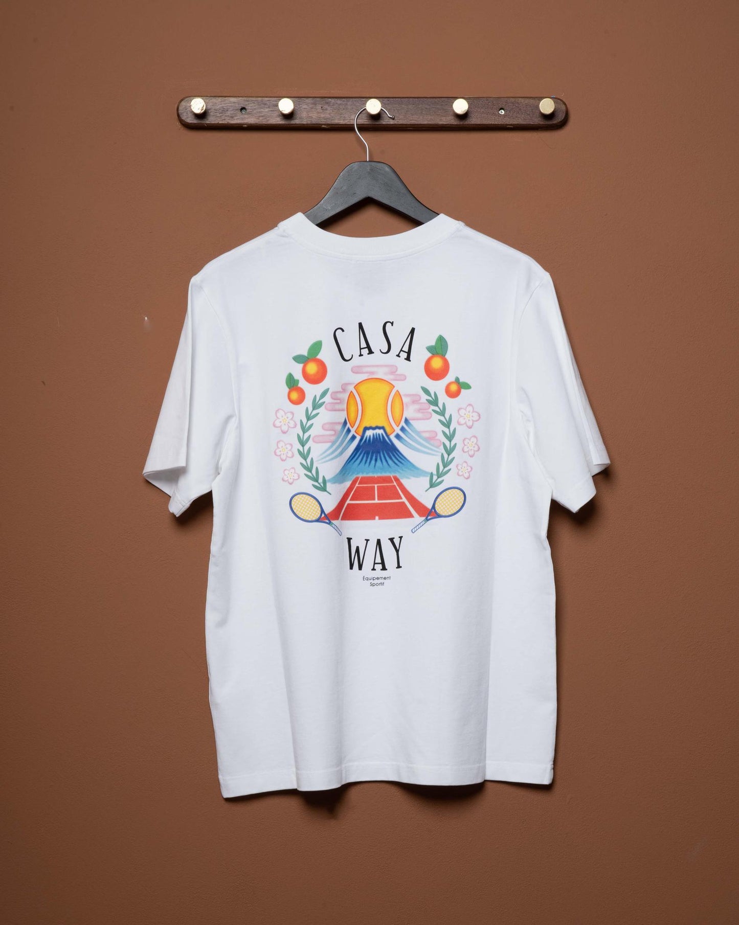 CASA WAY MOUNTAIN PRINTED T-SHIRT