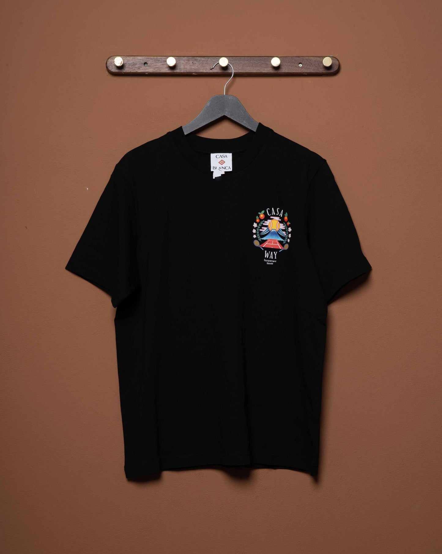 CASA WAY MOUNTAIN PRINTED T-SHIRT