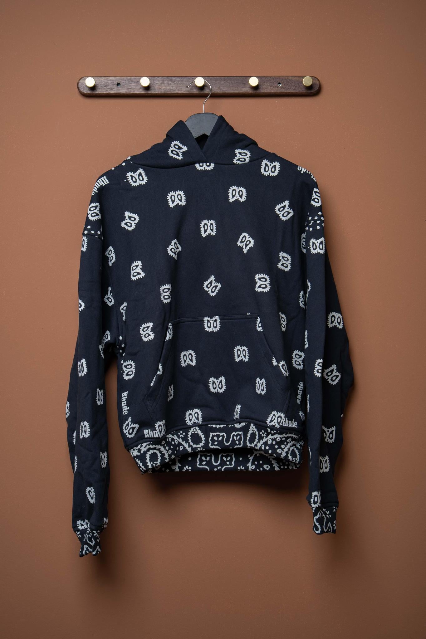 BANDANA PRINT HOODIE