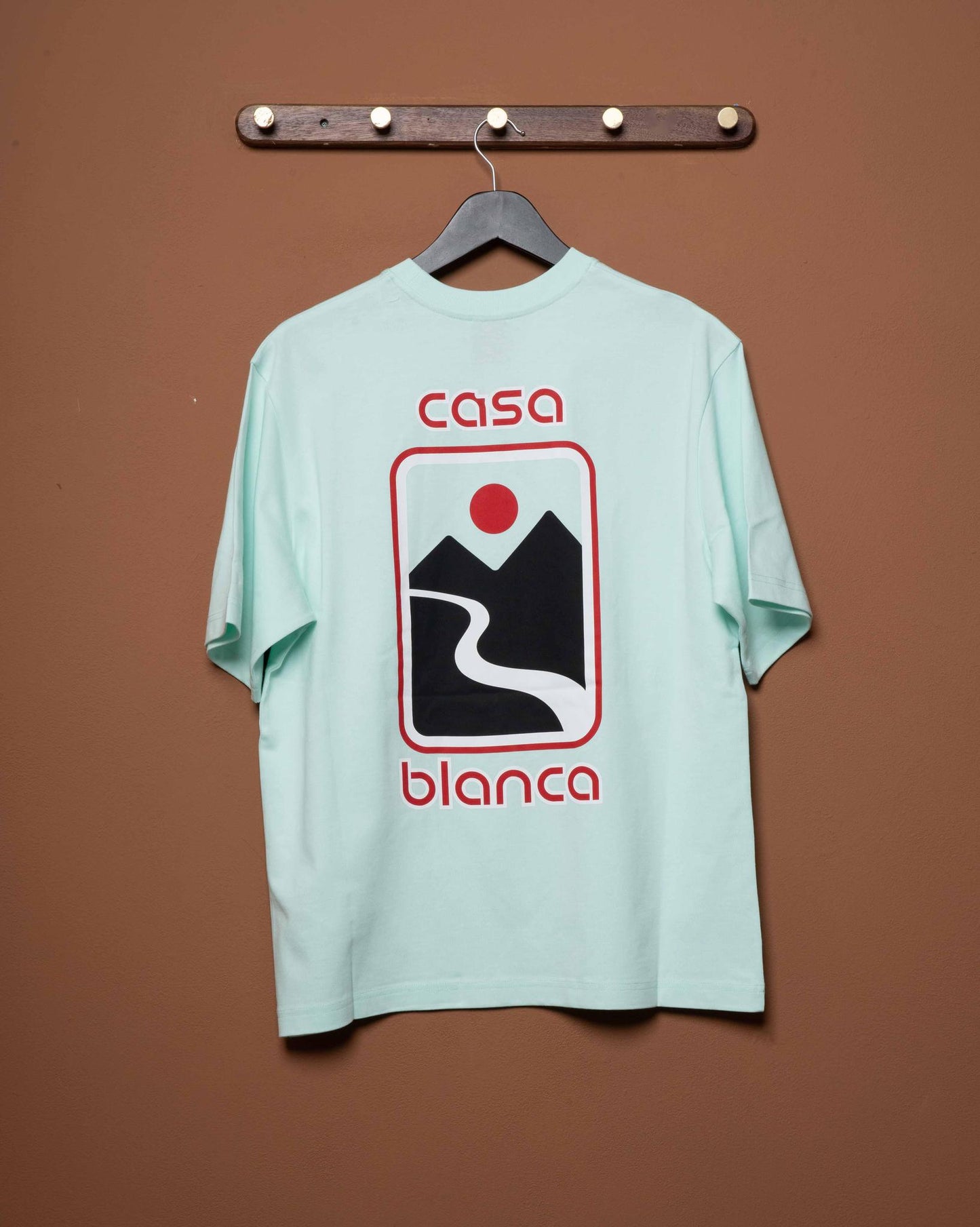 SUNSET VALLEY SCREEN PRINTED OVERSIZED T-SHIRT