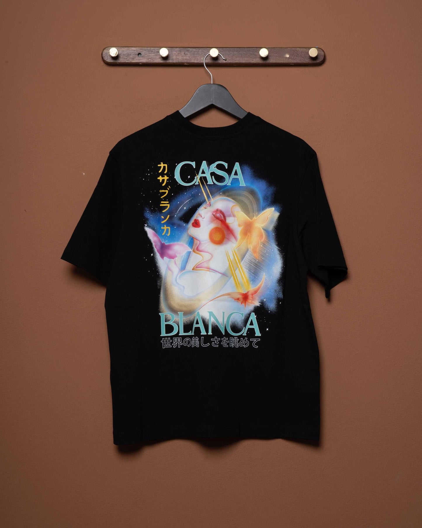 GALACTIC CONNECTION PRINTED OVERSIZED T-SHIRT