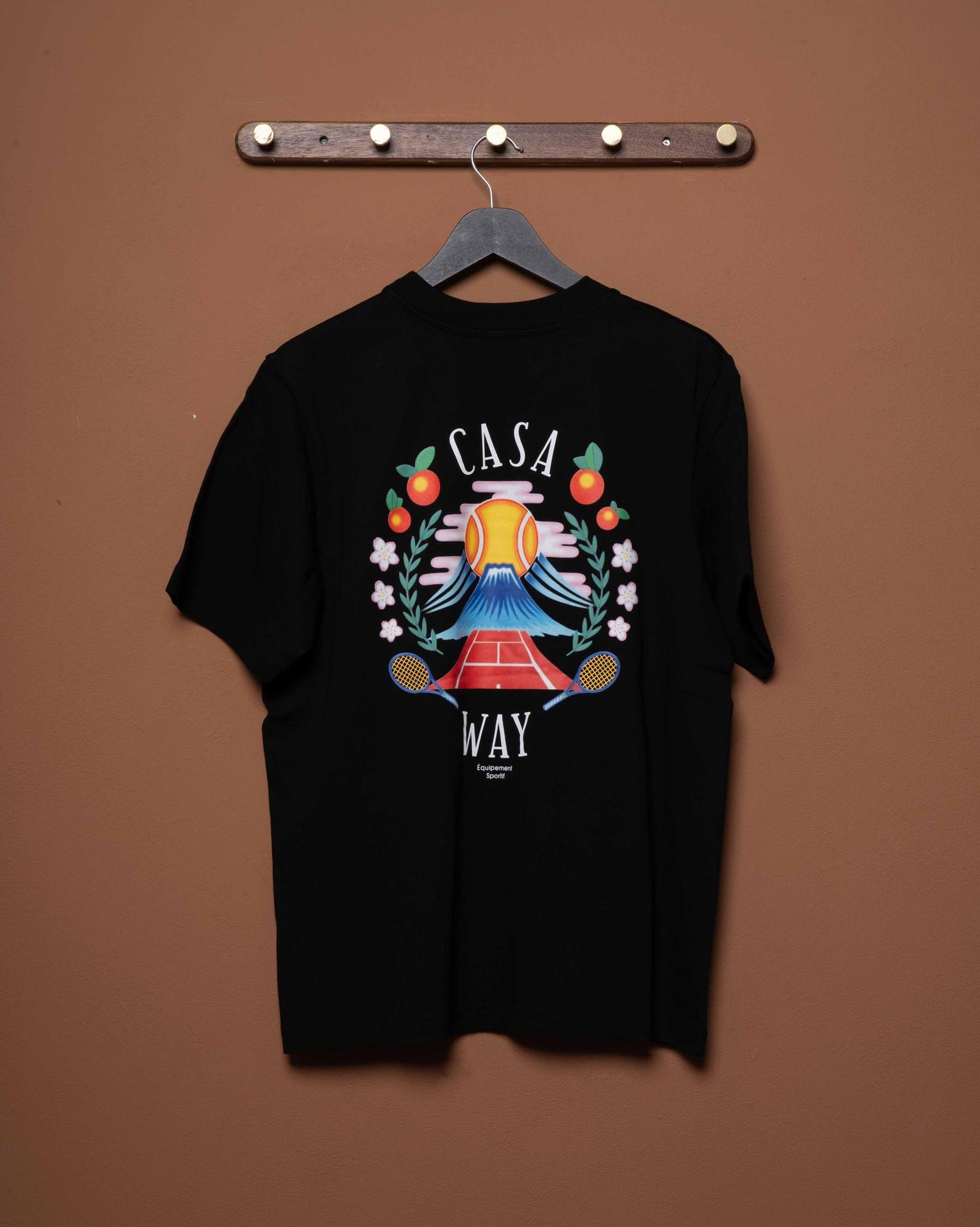 CASA WAY MOUNTAIN PRINTED T-SHIRT