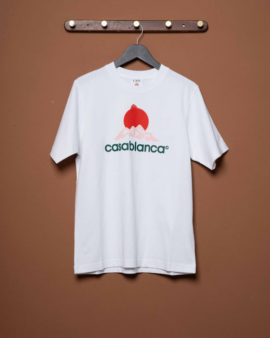 CASABLANCA MONTAGNE PRINTED T-SHIRT