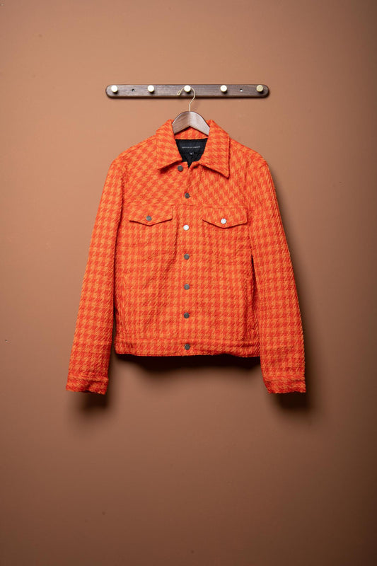 HOUNDSTOOTH TWEED JKT