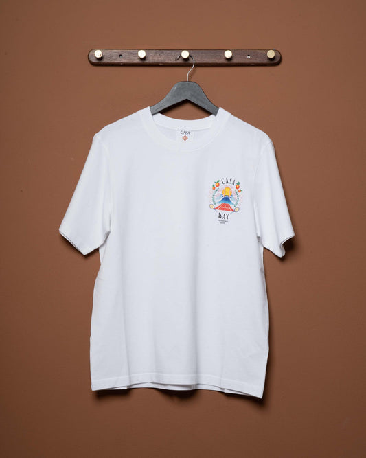 CASA WAY MOUNTAIN PRINTED T-SHIRT