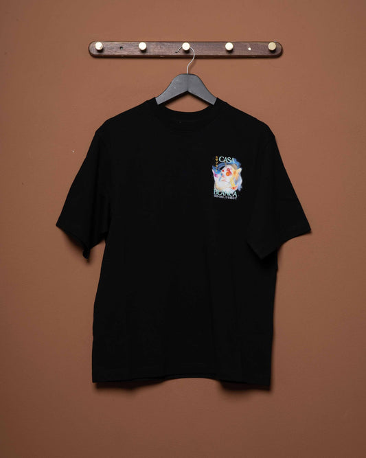 GALACTIC CONNECTION PRINTED OVERSIZED T-SHIRT