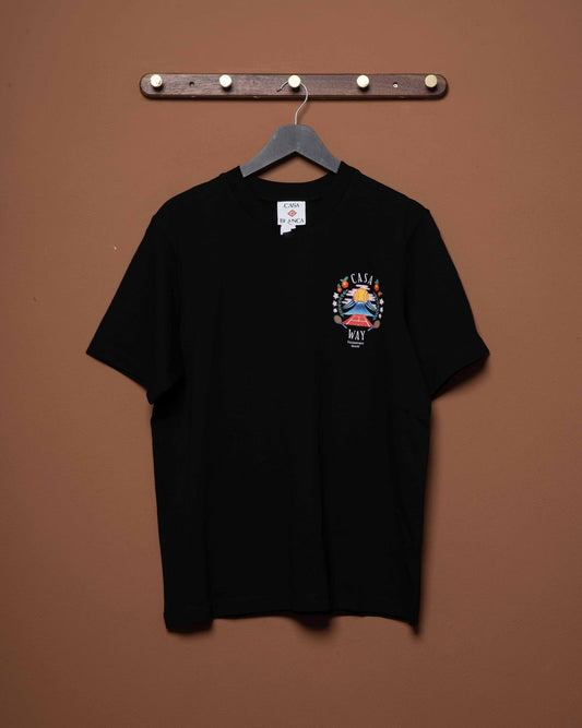 CASA WAY MOUNTAIN PRINTED T-SHIRT
