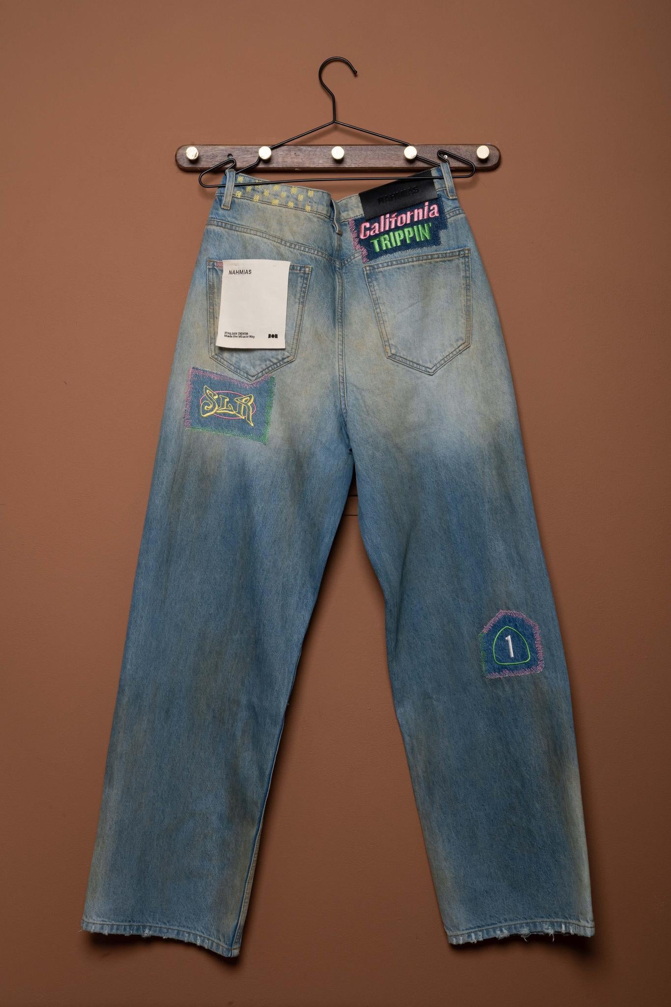 Moto Patch Jeans