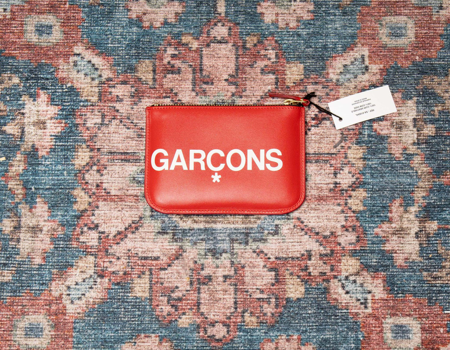 HUGE LOGO POUCH RED