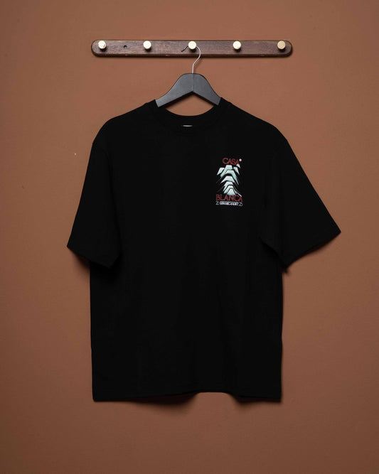 FROSTY MOUNTAIN SCREEN PRINTED OVERSIZED T-SHIRT