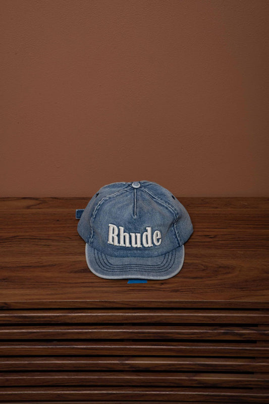 RHUDE LOGO DENIM HAT